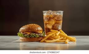 BBQ Dipped Burger Meal 