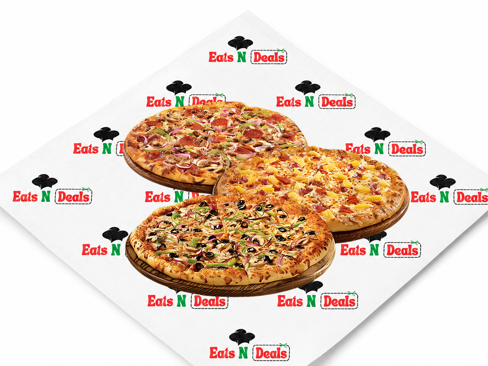 3 x 12" PIZZAS