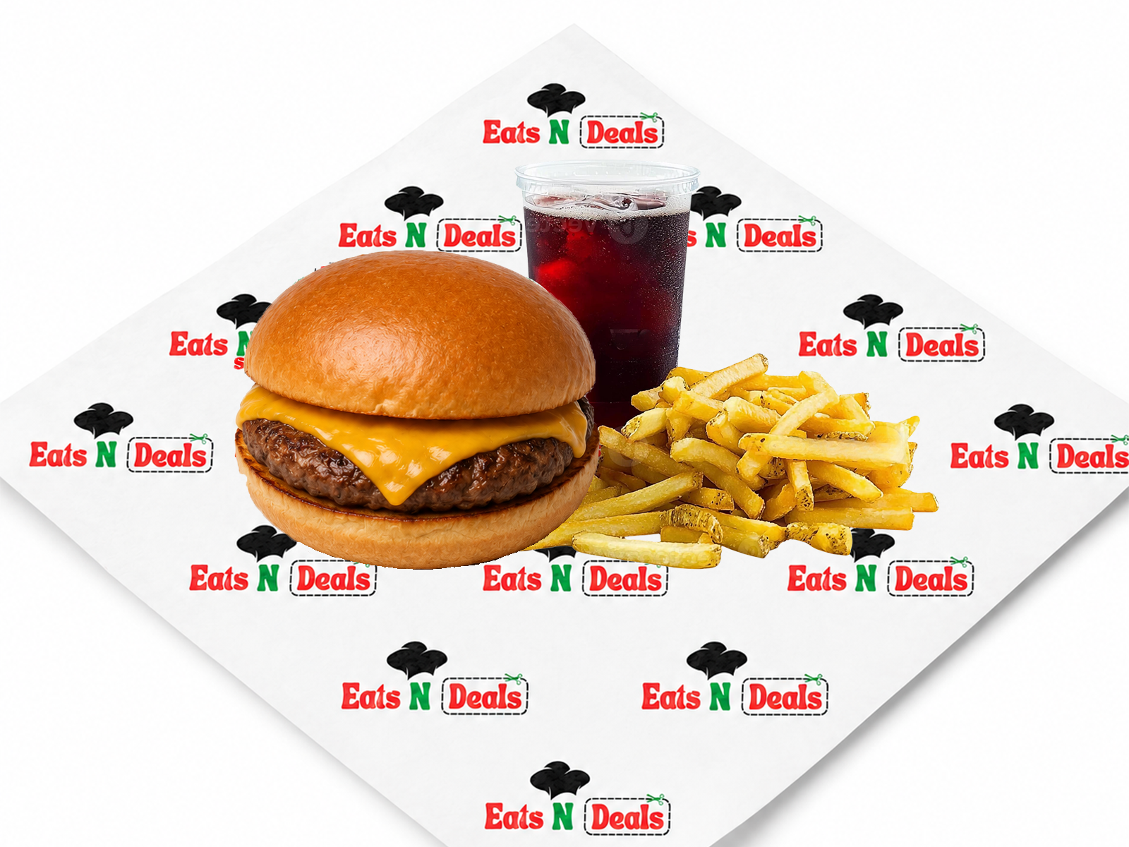 1/2Lb Cheese Burger Meal 