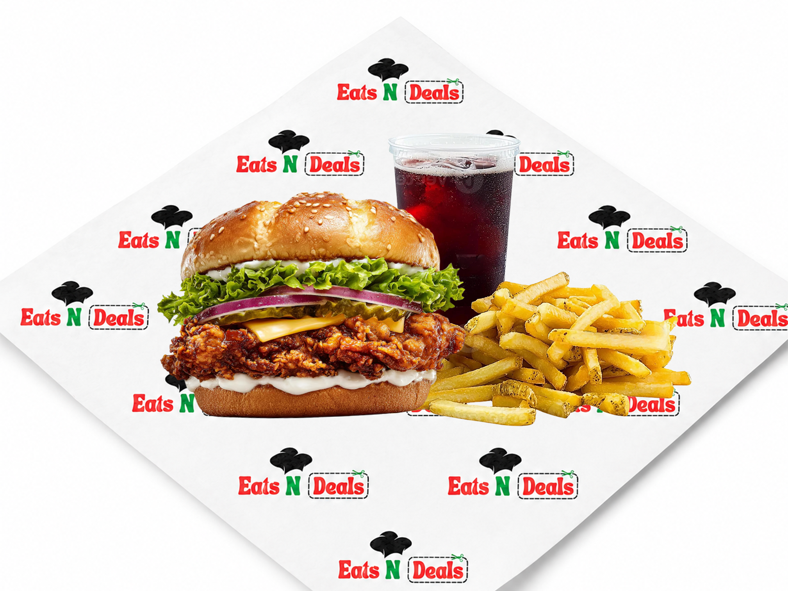 Sizzler Burger Meal 