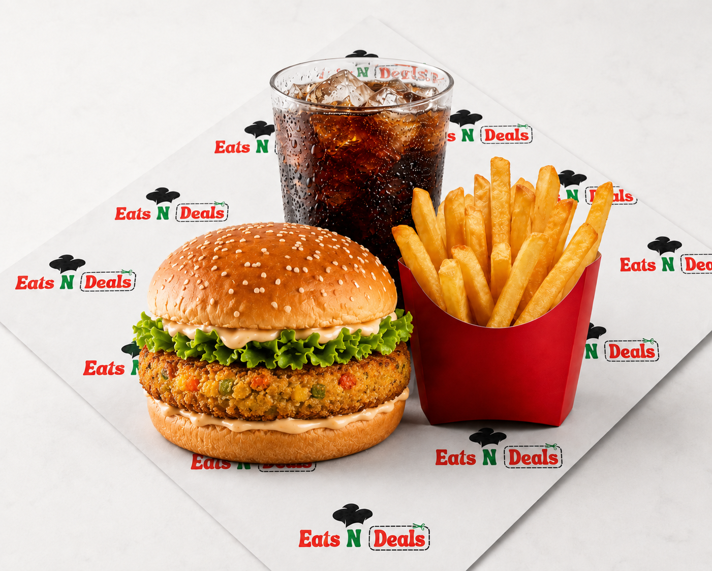 Veggie Burger Meal 